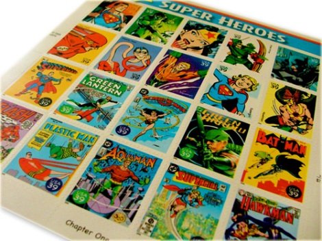 DC Comic Super Heroes Stamps 06
