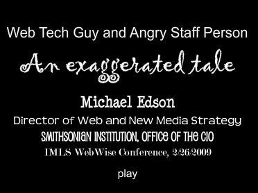web tech guy and angry staff person